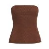 STAUD Woodgrain Strapless Top -STAUD popular shop unnamed file 506