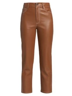 STAUD Elliot Faux Leather Pants