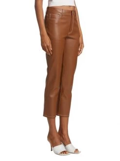 STAUD Elliot Faux Leather Pants -STAUD popular shop unnamed file 526