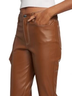 STAUD Elliot Faux Leather Pants -STAUD popular shop unnamed file 528