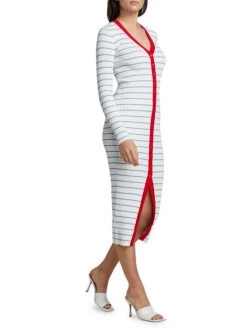 STAUD Shoko Striped Body-Con Midi-Dress 12 STAUD Shoko Striped Body-Con Midi-Dress -STAUD popular shop unnamed file 638