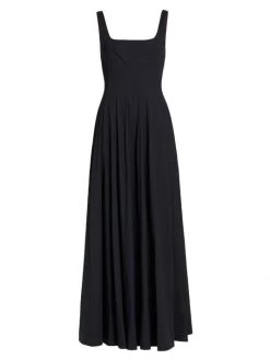 STAUD Wells Maxi Dress Black -STAUD popular shop unnamed file 64