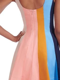 STAUD Wells Stripe Fit & Flare Minidress -STAUD popular shop unnamed file 680