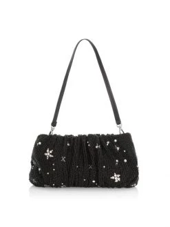 STAUD Beaded Bean Shoulder Bag
