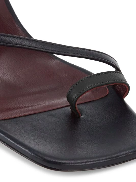 STAUD Mona Leather High-Heel Sandals Tan 7 STAUD Mona Leather High-Heel Sandals Tan - Image 6