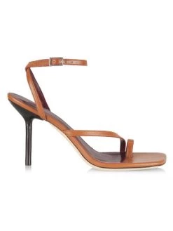 STAUD Mona Leather High-Heel Sandals Tan 16 STAUD Mona Leather High-Heel Sandals Tan -STAUD popular shop unnamed file 692