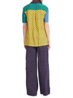 STAUD Pallas Colorblocked Button-Front Shirt -STAUD popular shop unnamed file 713