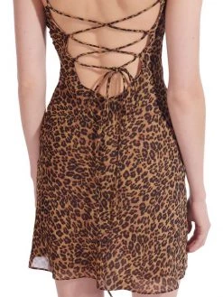 STAUD Bellamy Lace-Up Minidress -STAUD popular shop unnamed file 718