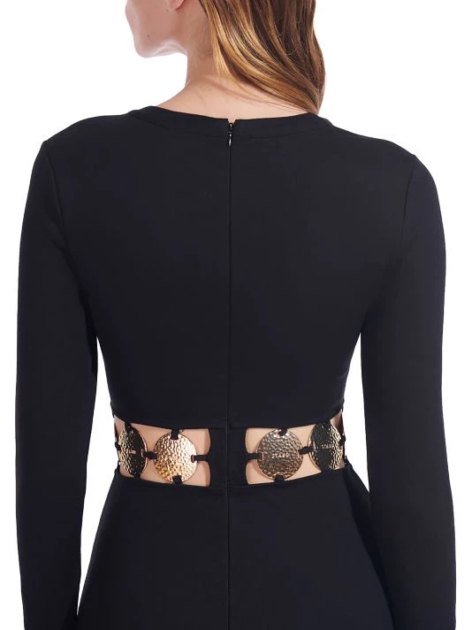 STAUD Delphine Embellished Cutout Maxi Dress 10 STAUD Delphine Embellished Cutout Maxi Dress - Image 8