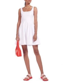 STAUD Wells Mini Dress Black -STAUD popular shop unnamed file 746