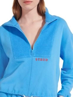 STAUD Zip-Up Sweatshirt -STAUD popular shop unnamed file 754