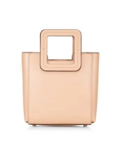 STAUD Mini Shirley Leather Tote Dune -STAUD popular shop unnamed file 789