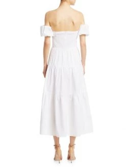 STAUD Elio Puff-Sleeve Prairie Dress Black 16 STAUD Elio Puff-Sleeve Prairie Dress Black -STAUD popular shop unnamed file 794