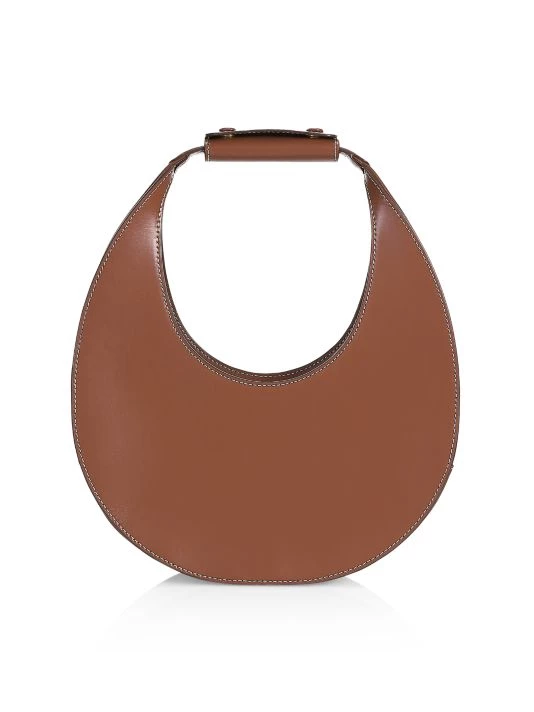 STAUD Moon Leather Hobo Bag Tan 7 STAUD Moon Leather Hobo Bag Tan - Image 5