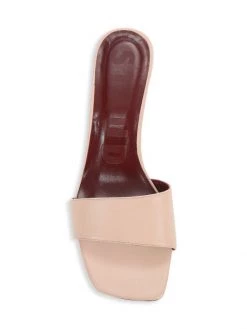 STAUD Billie Leather Wedge Mules -STAUD popular shop unnamed file 831