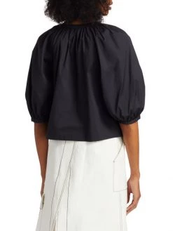 STAUD Dill Puff-Sleeve Top -STAUD popular shop unnamed file 837