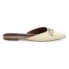 STAUD Gina Square-Toe Croc-Embossed Leather Mules Cream -STAUD popular shop unnamed file 840