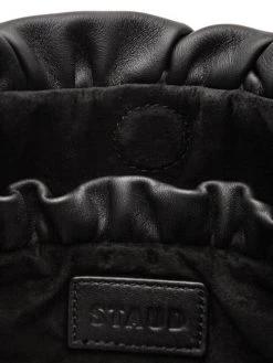 STAUD Felix Ruched Leather Top Handle Bag -STAUD popular shop unnamed file 852