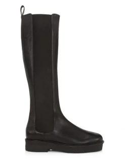 STAUD Palamino Leather Tall Boots Mahogany Black -STAUD popular shop unnamed file 923