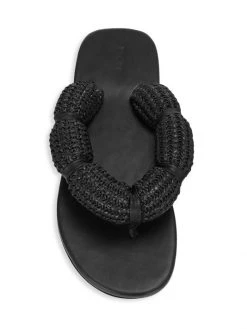 STAUD Sierra Raffia Sandals Tan -STAUD popular shop unnamed file 929