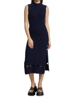 STAUD Glacier Checker-Knit Midi Dress 11 STAUD Glacier Checker-Knit Midi Dress -STAUD popular shop unnamed file 935