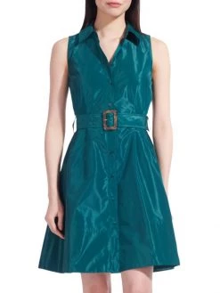 STAUD Jolene Belted Mini Shirtdress -STAUD popular shop unnamed file 945