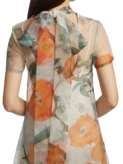 STAUD Callaluna Floral Print Dress -STAUD popular shop unnamed file 962