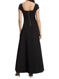 STAUD Lotus Cap-Sleeve A-Line Gown -STAUD popular shop unnamed file 968