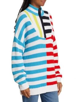 STAUD Hampton Oversized Striped Sweater -STAUD popular shop unnamed file 97