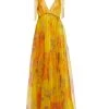 STAUD Dandelion Chiffon Maxi Dress -STAUD popular shop unnamed file 971
