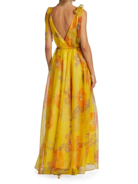 STAUD Dandelion Chiffon Maxi Dress 7 STAUD Dandelion Chiffon Maxi Dress - Image 5