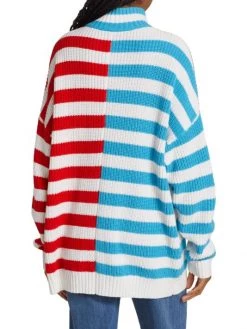 STAUD Hampton Oversized Striped Sweater -STAUD popular shop unnamed file 98
