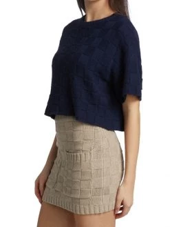 STAUD Basin Basketweave Cropped Sweater 12 STAUD Basin Basketweave Cropped Sweater -STAUD popular shop unnamed file 981