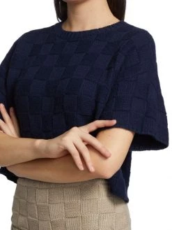 STAUD Basin Basketweave Cropped Sweater 14 STAUD Basin Basketweave Cropped Sweater -STAUD popular shop unnamed file 983