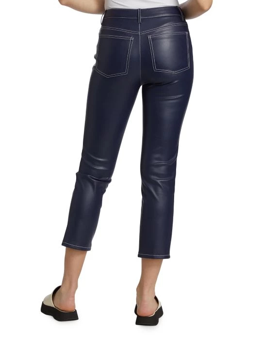 STAUD Faux Leather Cropped Pants 7 STAUD Faux Leather Cropped Pants - Image 5