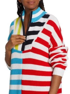STAUD Hampton Oversized Striped Sweater -STAUD popular shop unnamed file 99