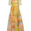 STAUD Hyacinth Tiered Abstract-Print Maxi Dress -STAUD popular shop unnamed file 996